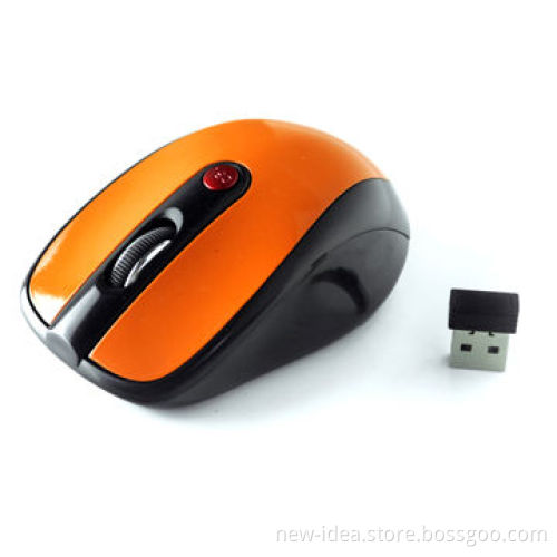 Wireless Mouse with 2.4GHz Frequency and 800 to 1,600DPI Adjustable Hardware Resolution